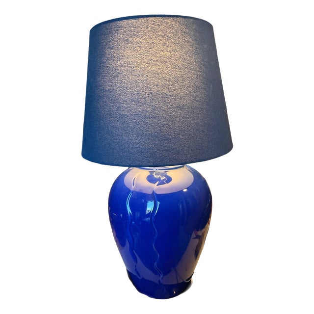 Large Ceramic Table Lamp from Ikea, Sweden, 1980s For Sale
