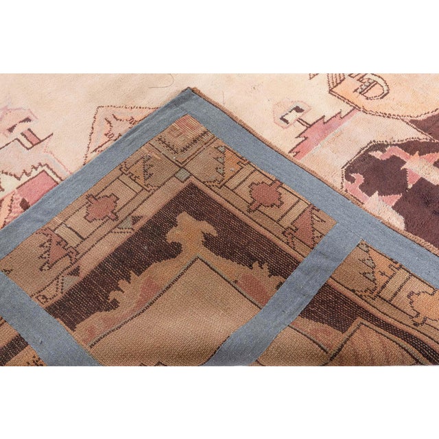 Textile Doris Leslie Blau Vintage French Art Deco Rug For Sale - Image 7 of 7