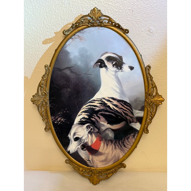 "Whippets" Print 1981 by French Artist Bernard De Claviere (1934-2016) For Sale - Image 4 of 4