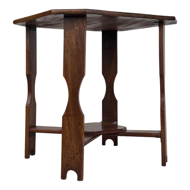 Antique English Mahogany Side Table, 1900s For Sale