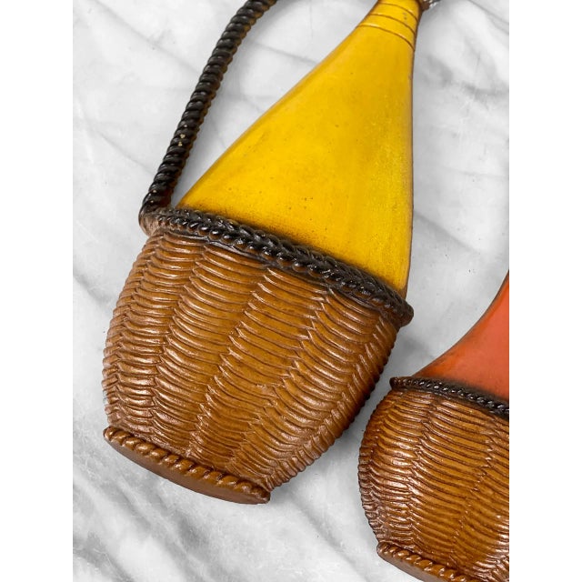 Mid 20th Century Mid-Century Modern Kitchen Ewer Bottle Wall Hanging Sculptures - Set Of For Sale - Image 5 of 8