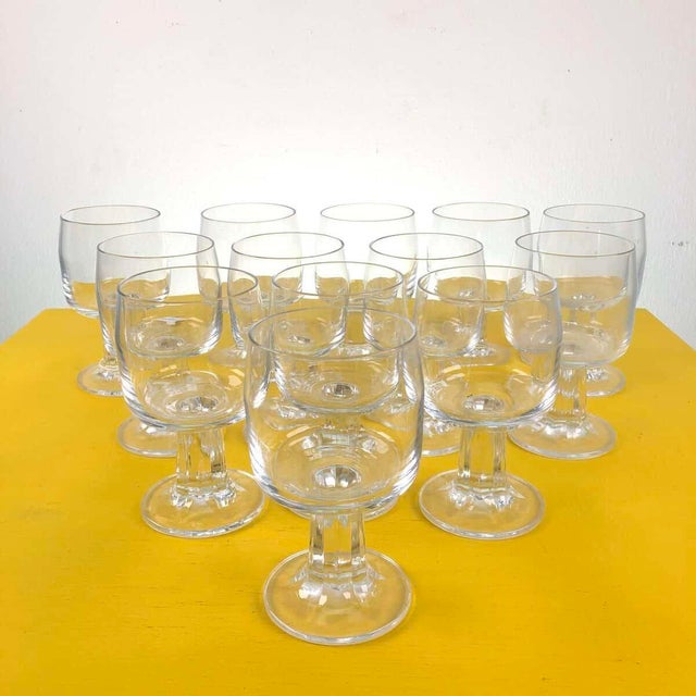 Glass Vintage Crystal Gala Glasses from Spiegelau, Set of 14 For Sale - Image 7 of 7