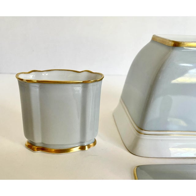 Mid-Century Rosenthal Azur Kronach-Germany Smoking Vanity Set For Sale - Image 10 of 11