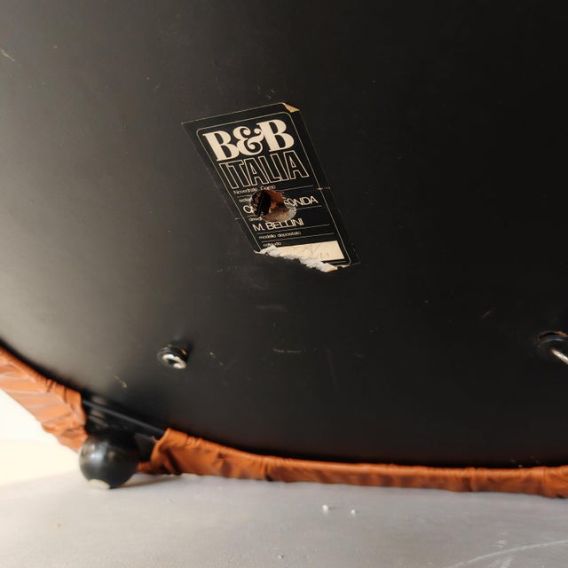 Large Leather Camaleonda Sofa by Mario Bellini for B&B, 1970s, Set of 5 For Sale - Image 13 of 16