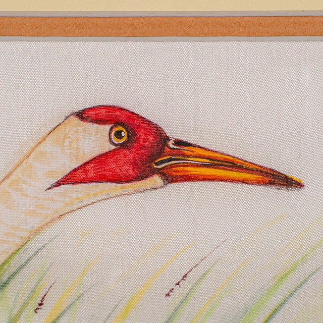 1900's Pair of Antique Bird Paintings For Sale - Image 9 of 11