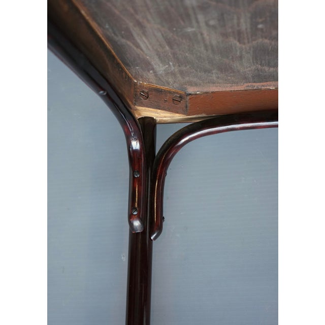 Small Art Nouveau Side Table in Beech from Jacob & Josef Kohn, 1890s For Sale - Image 11 of 13