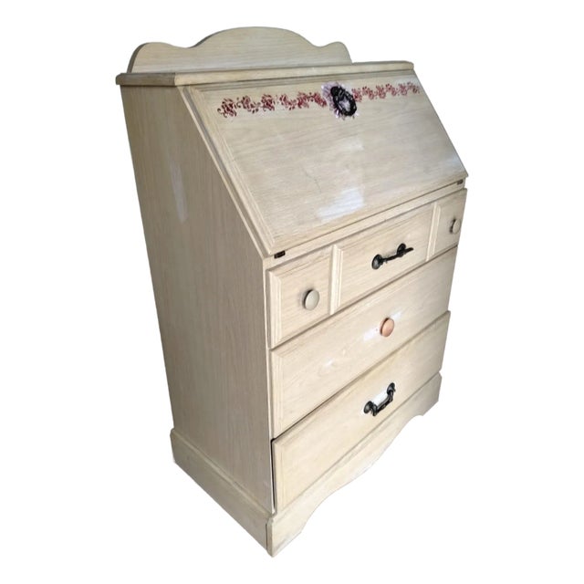 1970s Desk With Three Drawers For Sale