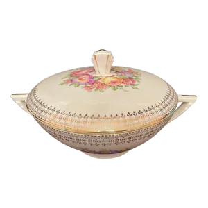 Mid 20th Century 22 Karat Covered Serving Bowl