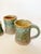 Artisan Speckled Studio Pottery Mugs - Set of 4 For Sale - Image 9 of 12