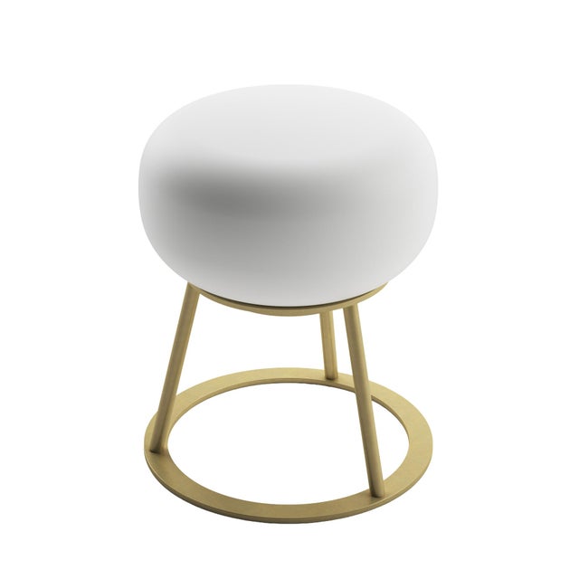 TRIPOD Rechargeable Cordless LED Table Lamp, 3-Levels Brightness Touch Sensor Control, Brushed Brass For Sale - Image 14 of 14