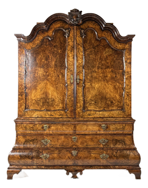 Dutch Burr Walnut Cabinet, 1740