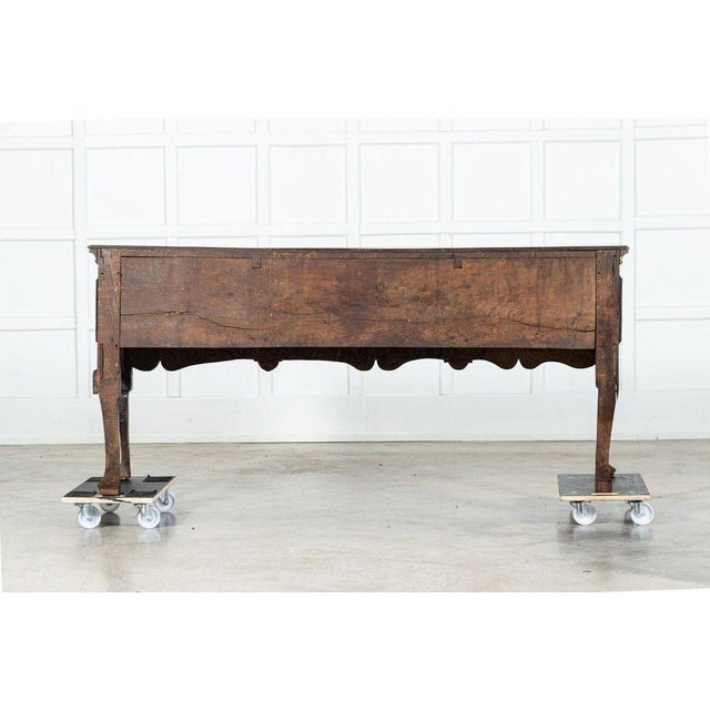 19th Century English Oak Dresser Base, 1840s For Sale - Image 15 of 16