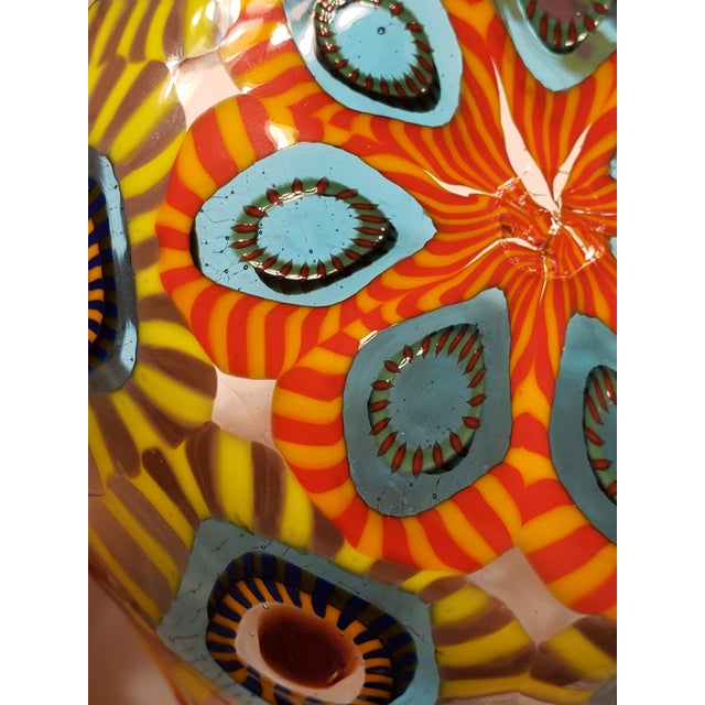Mario Formentello Murano Glass Bowl Murrine Mosaic Millefiori Signed For Sale - Image 12 of 16
