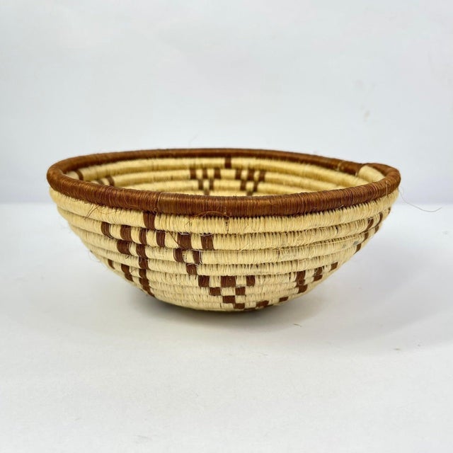 Early 20th Century Zulu Basket South Africa 7inch MATTER COLLECTION For Sale In Denver - Image 6 of 6