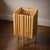 Brown Solid Wood Slatted Planter Box, 9 X 9 X 24 For Sale - Image 8 of 9