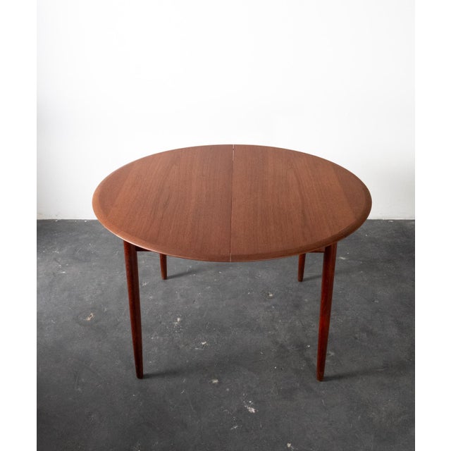 Wood Dining Table in Teak by Arne Hovmand-Olsen for Mogens Kold, 1960s For Sale - Image 7 of 18