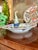 Ceramic Pair of 18th Century Chinese Export Tobacco Leaf Porcelain Soup Plates For Sale - Image 7 of 11