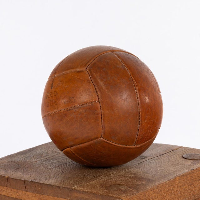 Vintage Medicine Ball, 1930s For Sale - Image 3 of 4