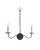 Currey & Company Currey & Company Saxon Double-Light Black Wall Sconce For Sale - Image 4 of 5