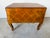 Brown Vintage Italian Burl Olive Wood Parquetry Two-Drawer Miniature Chest With Shell-Form Handles For Sale - Image 8 of 12