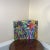 Add a burst of color and emotion to your collection with this vibrant vintage abstract figurative painting, signed by the...