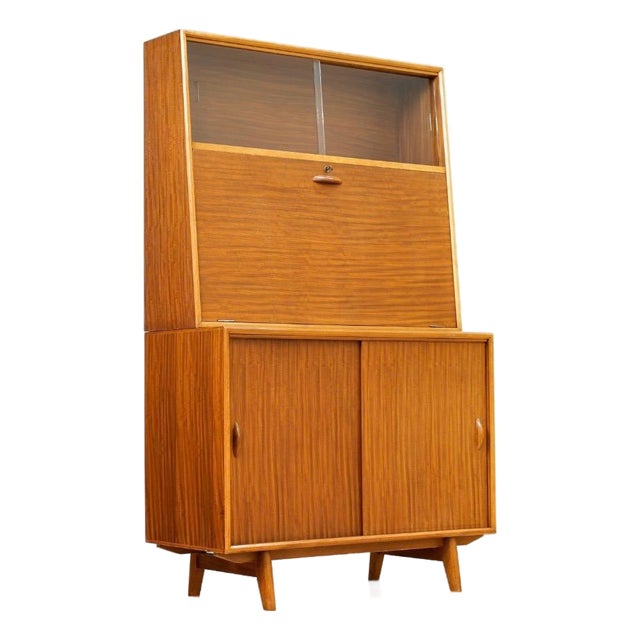 1960s Mid Century Secretary Desk by Herbert E. Gibbs For Sale