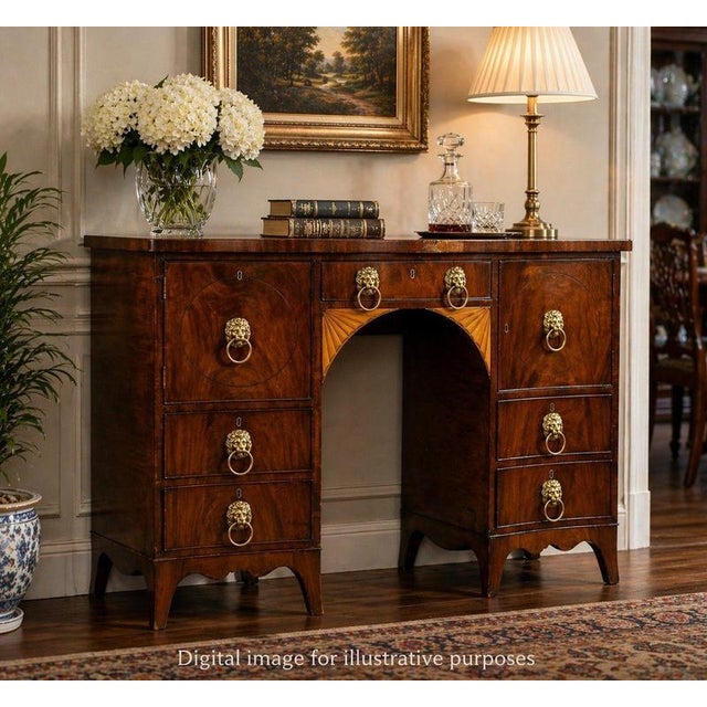 Antique Regency Revival Mahogany Sideboard, 1880 For Sale - Image 11 of 12