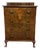 English Chest of Drawers in Walnut Burl and Oak, 1930s For Sale