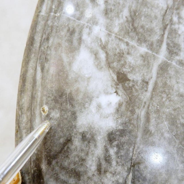 Grey Marble Coffee Table, 1960s For Sale - Image 12 of 15