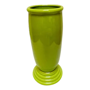 Fiesta Millennium Lll Chartreuse Green Art Deco Style Vase