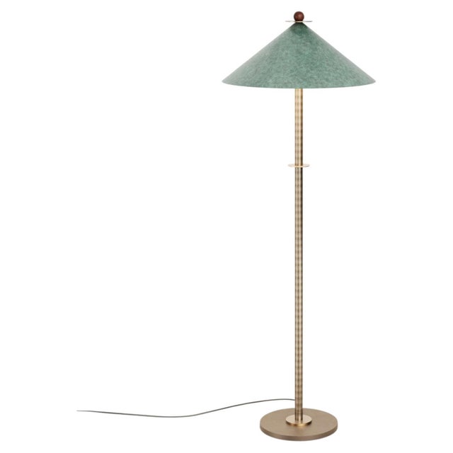 Louisa IV Floor Lamp in Bronze and Brass by Marine Breynaert For Sale - Image 6 of 6