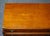 Vintage Military Campaign Yew Wood Secretaire with Brass Handles For Sale - Image 12 of 16