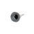 1990s Metallic Black Ceramic Textured Brutalist Ring Holder For Sale - Image 4 of 4