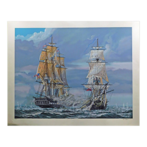 Pete Peterson One on One Original Hand Signed Art Serigraph Limited Edition