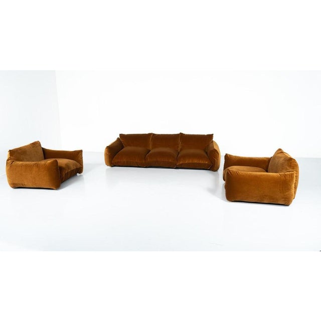 Mid-Century Modern Three-Seater Marenco Sofa by Mario Marenco, 1960 For Sale - Image 10 of 13