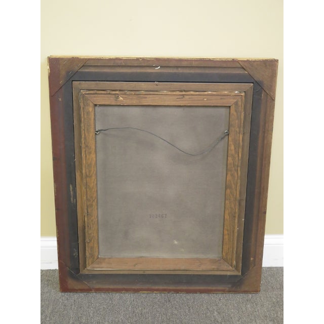 Traditional Gold Frame Oil Painting on Canvas of 3 Kittens Chairish