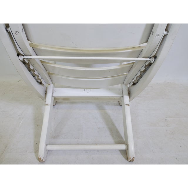 Wood Mid-Century Wooden Riviera Deck Chair from Triconfort, 1970s For Sale - Image 7 of 16