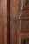 Antique French Painted Double Entry Doors With Transom Wood and Wrought Iron For Sale In Palm Springs - Image 6 of 18