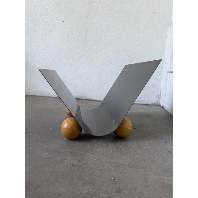 Postmodern Magazine Rack, 1980s For Sale - Image 13 of 18