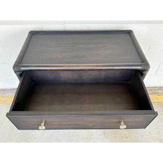 Hooker Organic Modern Bamboo and Rope Retreat Nightstand For Sale In Atlanta - Image 6 of 7