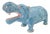 Large Vintage Papier-Mâché Hippopotamus Figurine, 1970s For Sale