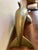 Vintage Mid-Century Solid Brass 21-Inch Leaping Dolphin Sculpture For Sale - Image 4 of 12