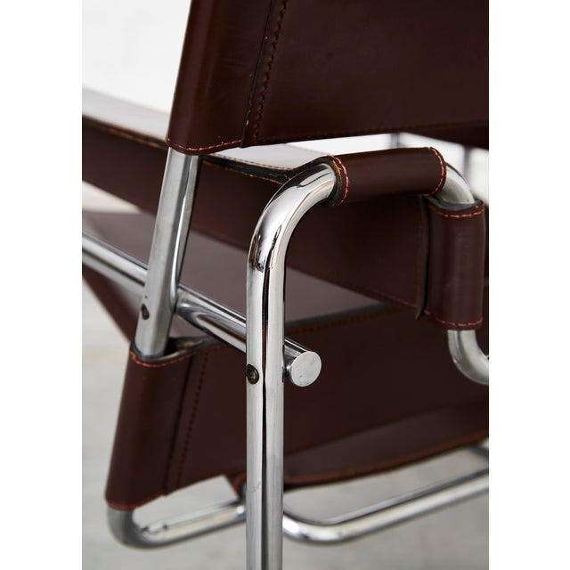 Paar Wassily Chair by Marcel Breuer for Knoll International, 1980s, Set of 2 For Sale - Image 11 of 18