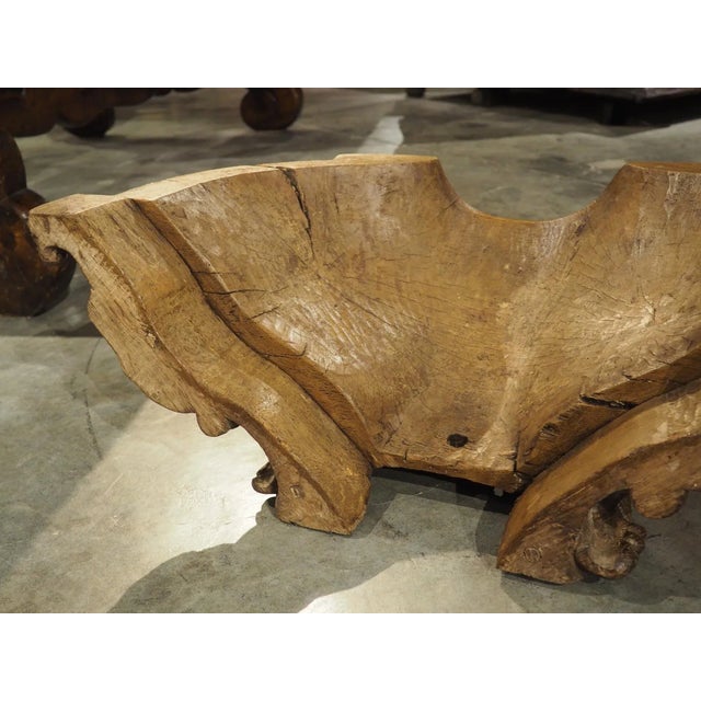 Mid 18th Century A Beautifully Carved Circa 1750 Oak Boiserie Element From France For Sale - Image 5 of 18