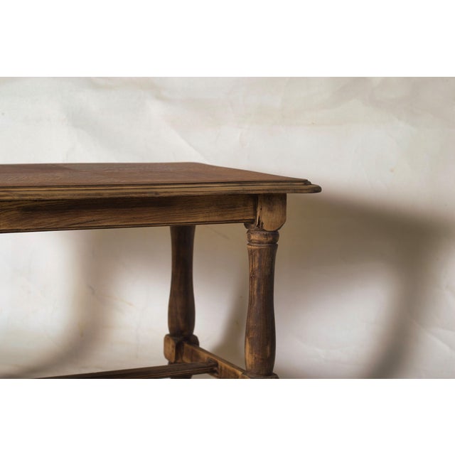 Wood Vintage Rustic Tea Table, 1960s For Sale - Image 7 of 11