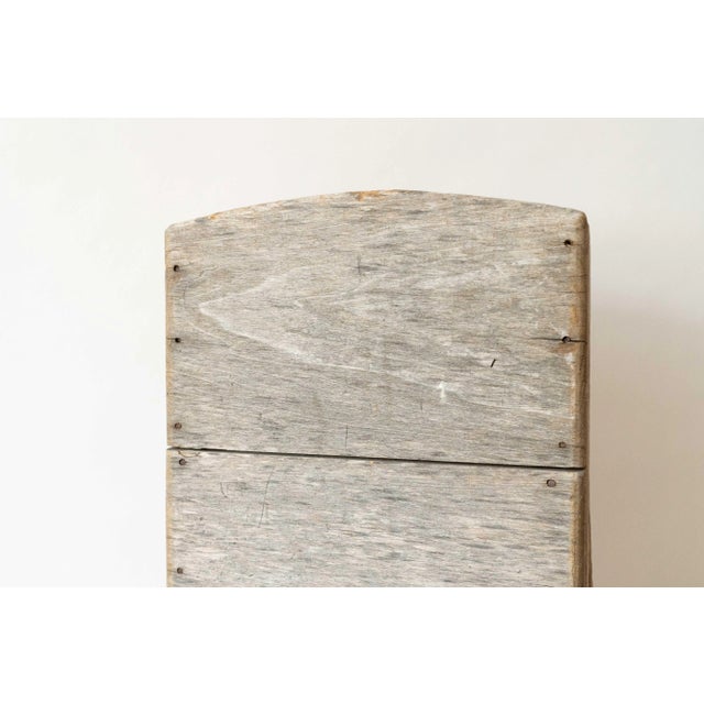 Early 20th Century Make-Do Wood Shop Chair For Sale - Image 9 of 12