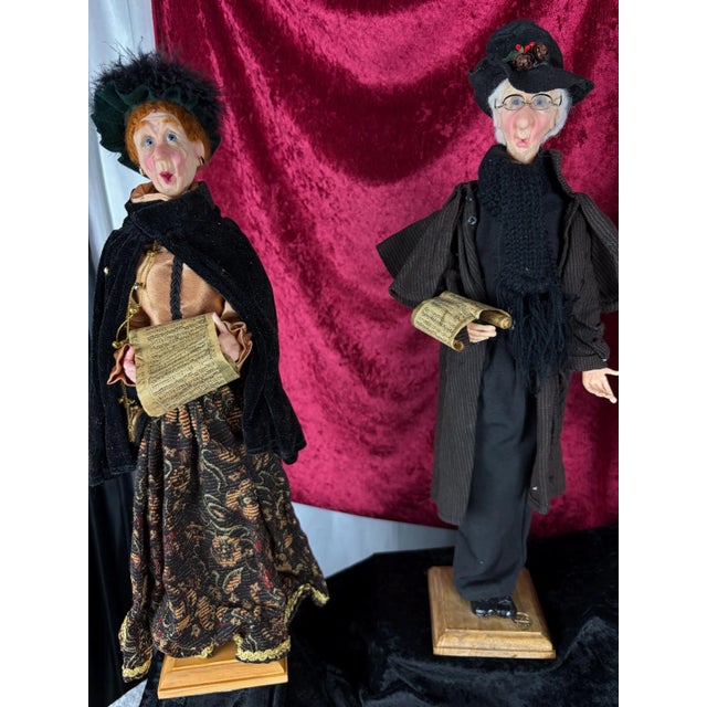 The Grand Victorian Ensemble: 7 Large Jacqueline Kent Carolers (2003-2006) | Boxes & COAs Included For Sale - Image 9 of 15