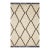 Chris Loves Julia x Loloi Alice Rug Cream / Charcoal Diamond 18" x 18" Sample Rug For Sale