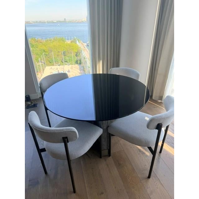 Black Elegant Vanguard Stafford Dining Table For Sale - Image 8 of 8