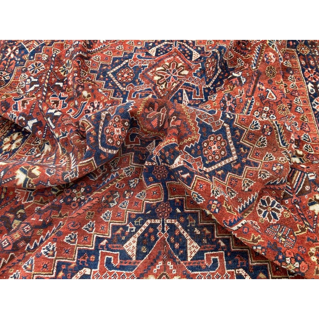 Vintage Qashqai Rug, 1920s For Sale - Image 18 of 18